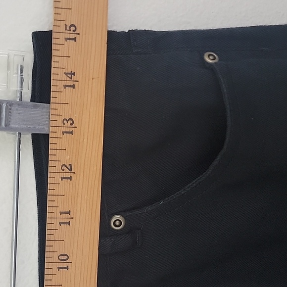 Coldwater Creek Black Straight Leg Jeans 30X29 Size 10 - Picture 5 of 14